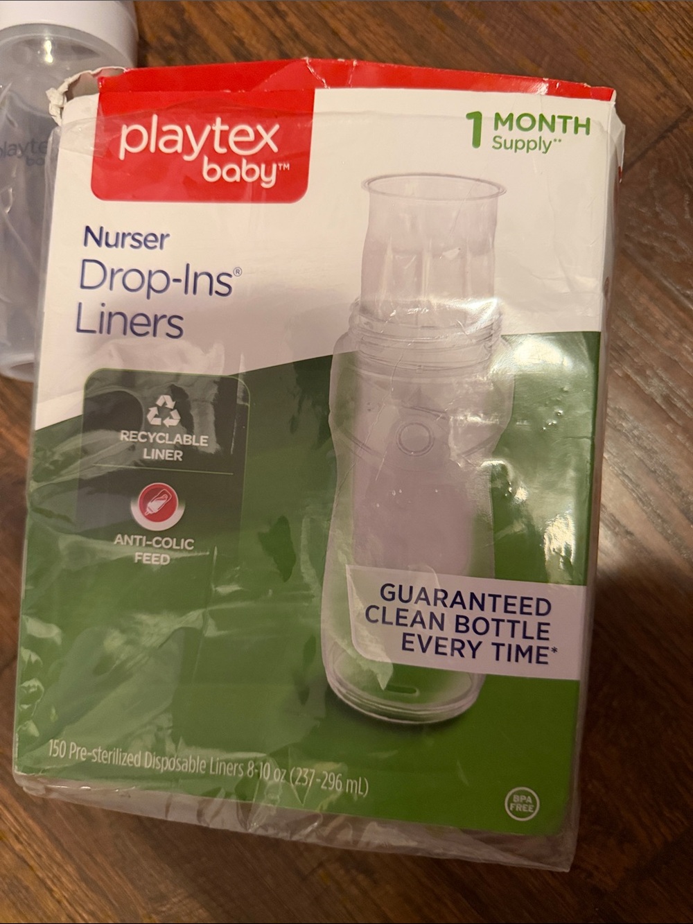 3 Playtex Baby Bottles with Drop-In Liners + Dr. Brown’s Formula Mixing Pitcher - Picture 2 of 14